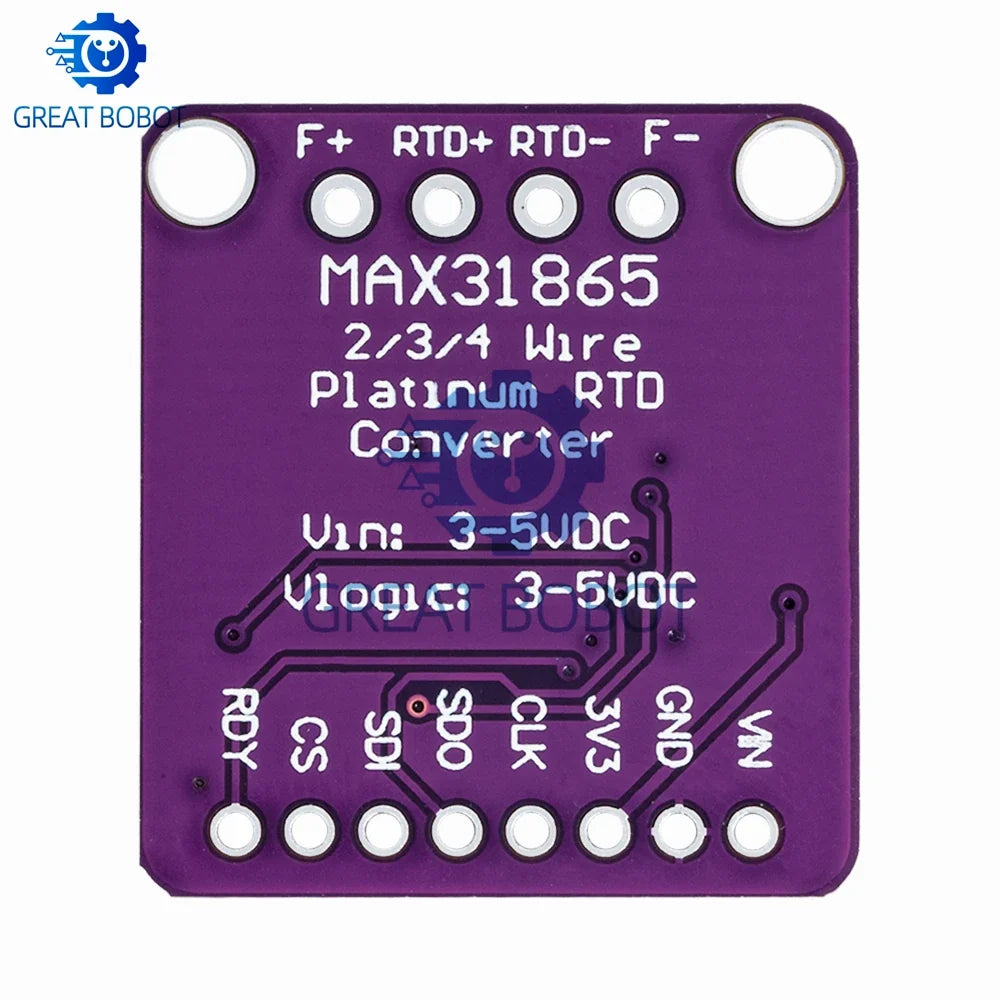 MAX31865 PT100/PT1000 RTD to Digital Converter – Arduino
