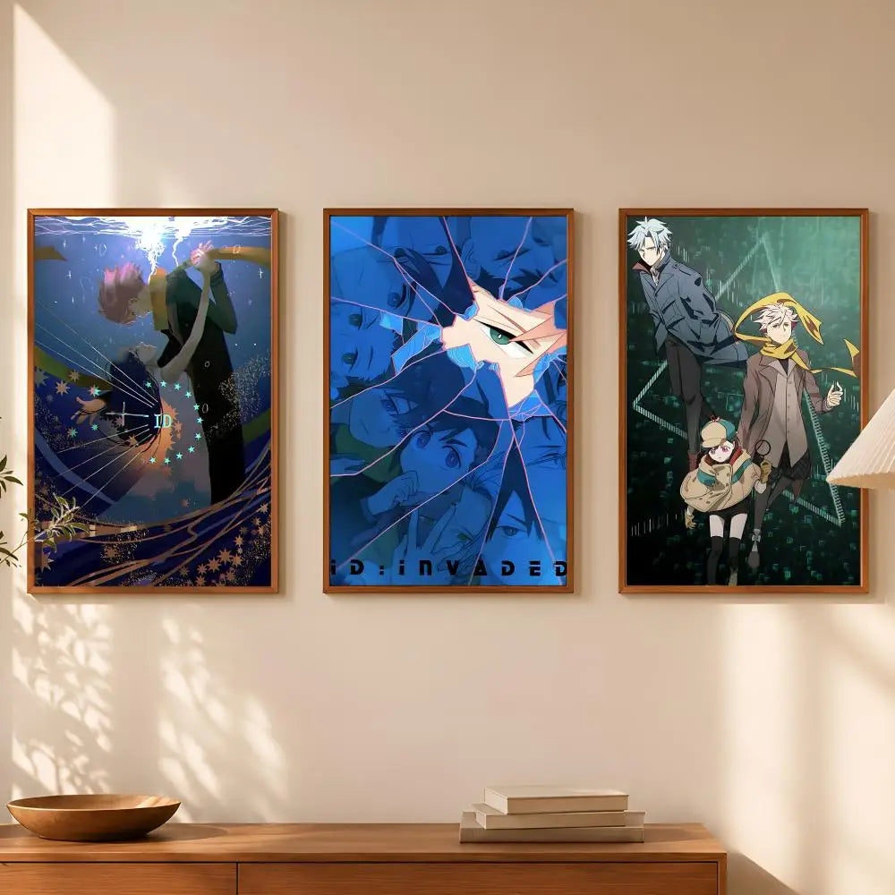 ID: Invaded Anime Poster – Self-Stick HD Waterproof Wall Art