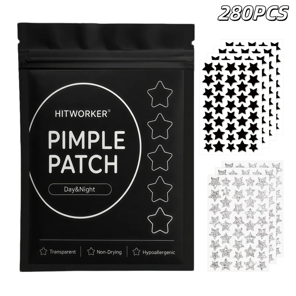 Star Hydrocolloid Spot Patches 80/280pcs – Day & Night Skin Care