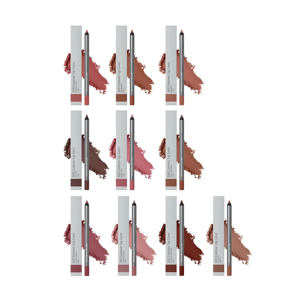 Matte Lip Liner Pencil – Multi-Color Waterproof Long-Lasting