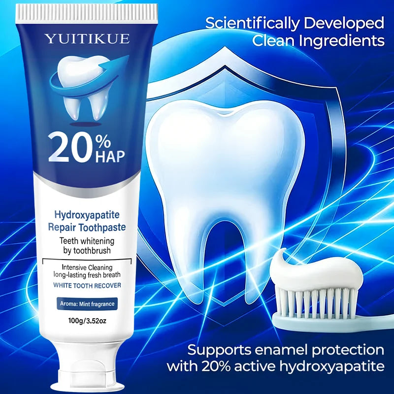 20% Hydroxyapatite Toothpaste – Whitening & Plaque Removal
