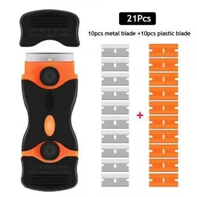 Double Edge Razor Blade Scraper & Window Squeegee Tool