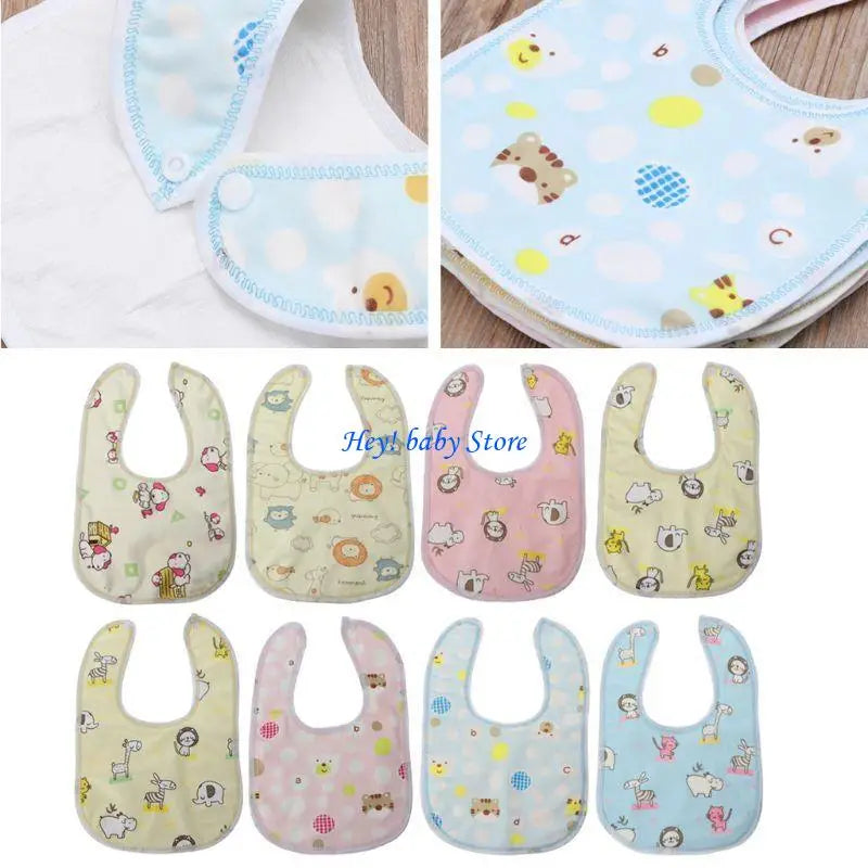 Baby Bandana Drool Bibs | Soft Cartoon Triangle Saliva Towel 1–3Y