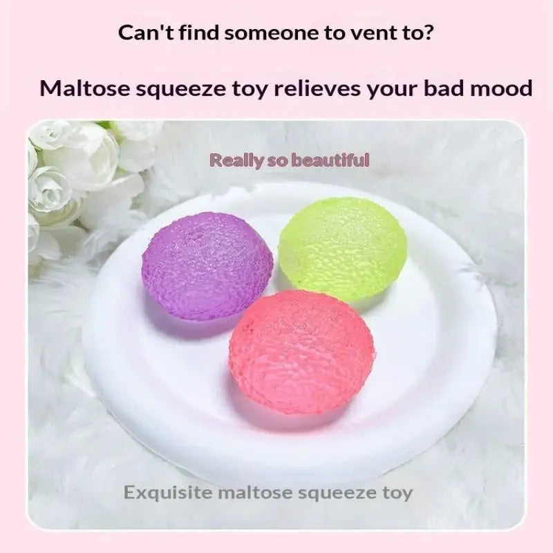 Mochi Ice Ball Fidget Toy – Slow Rebound Squeeze Sensory Toy