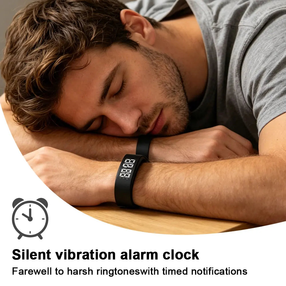 LED Digital Smart Wristbands Waterproof Clock Smartband Running