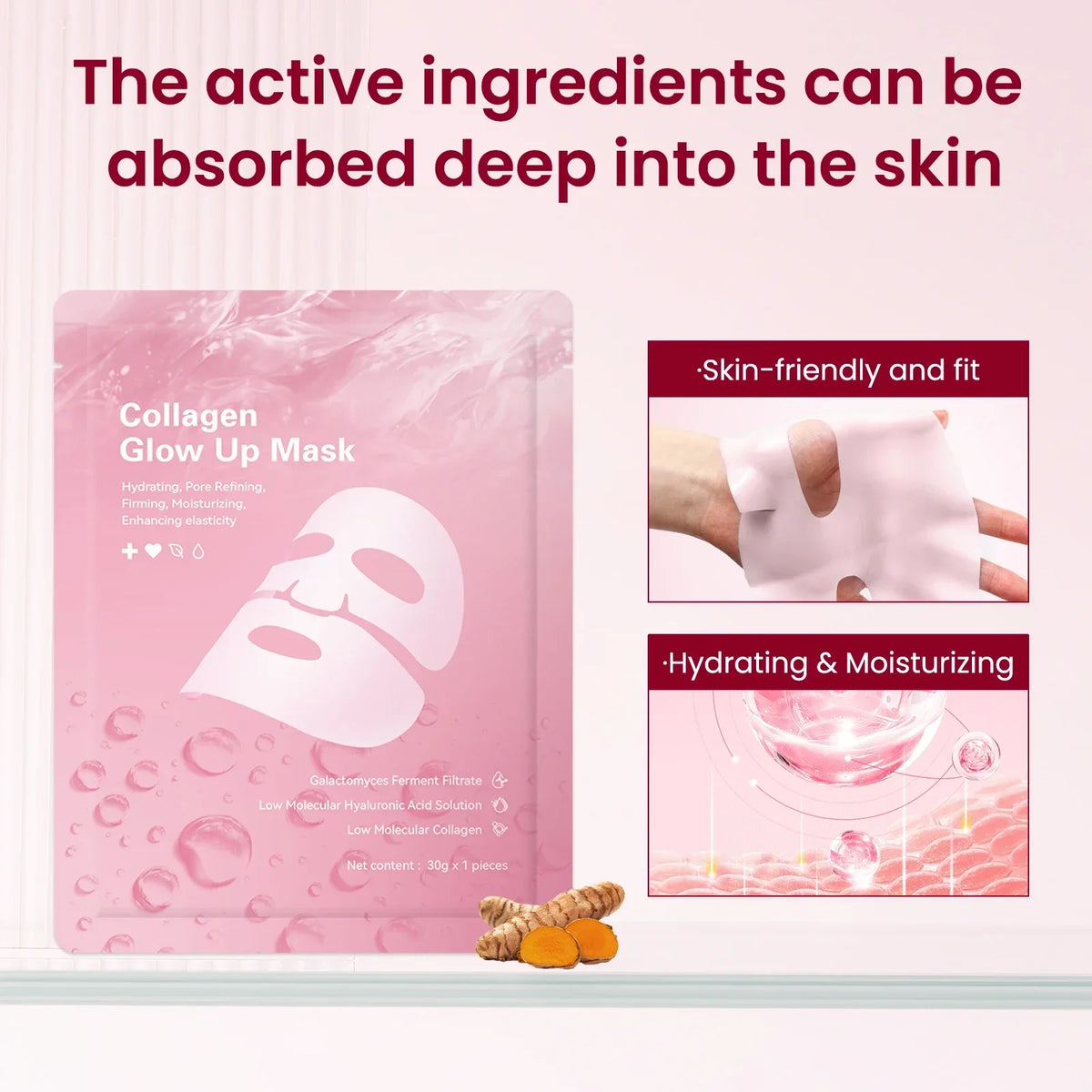 Calci-Protein & Hyaluronic Acid Gel Mask – Firming & Hydrating