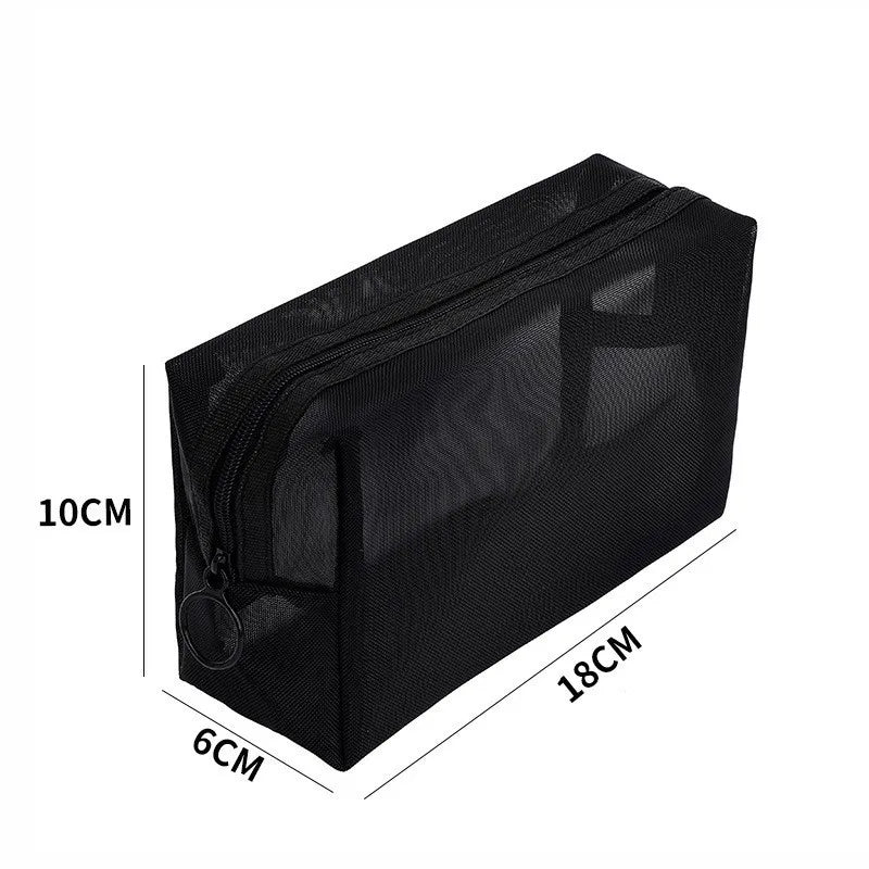 Mesh Cosmetic Bag | Large Capacity Portable Travel Organizer