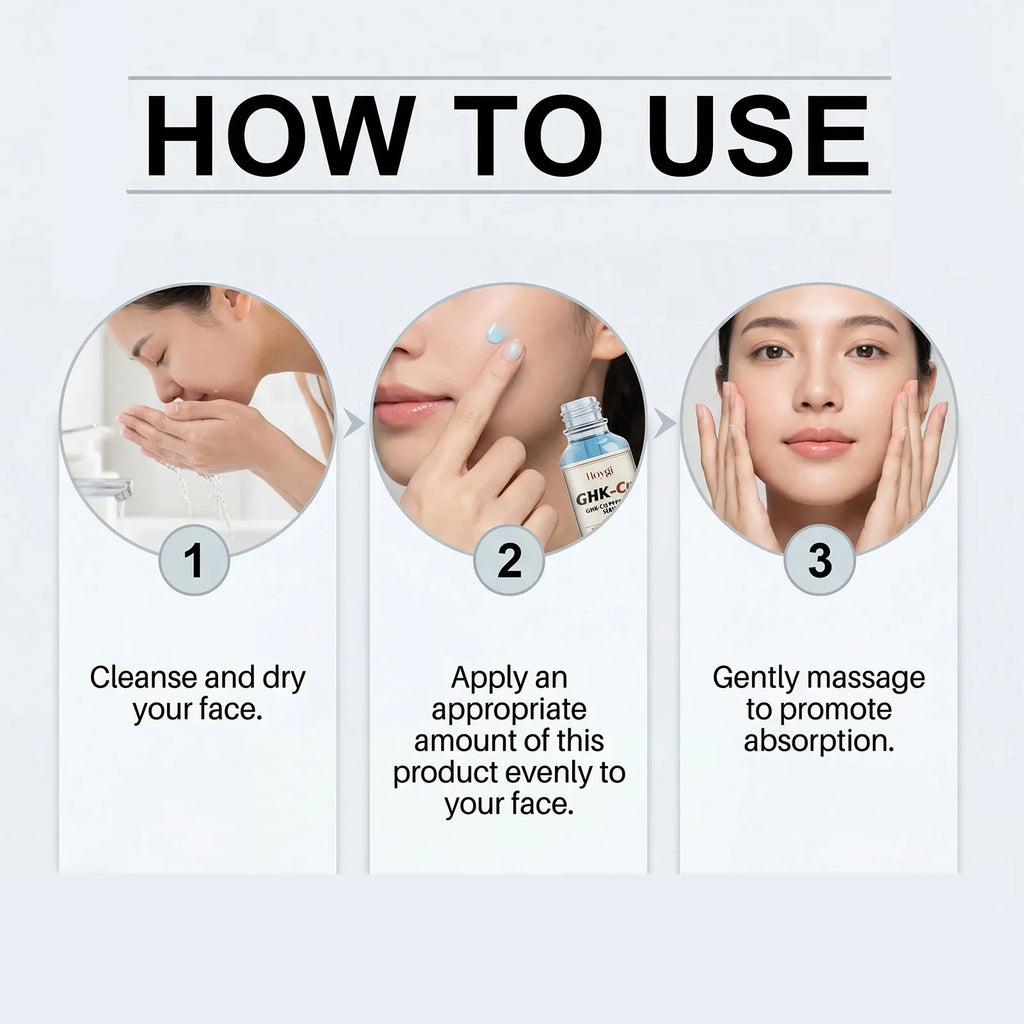 Hoygi GHK-Cu Copper Peptide Serum | Hyaluronic Acid Face Essence