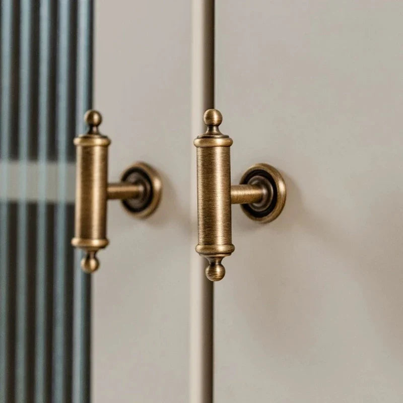 French Antique Bronze Brass Cabinet & Drawer Handle