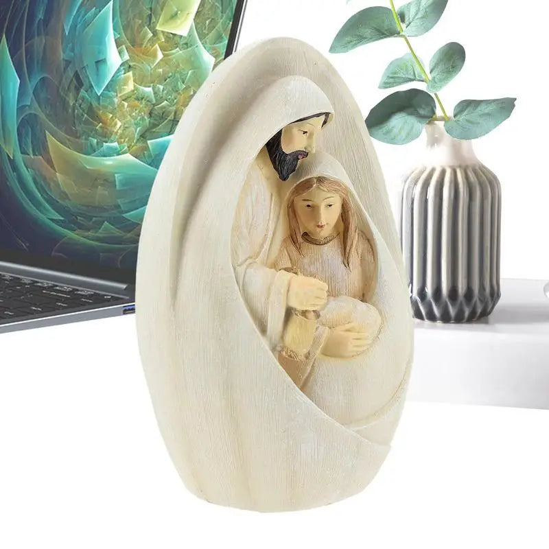 Nativity Scene Figurines Holy Family Statue Resin Sets Christmas