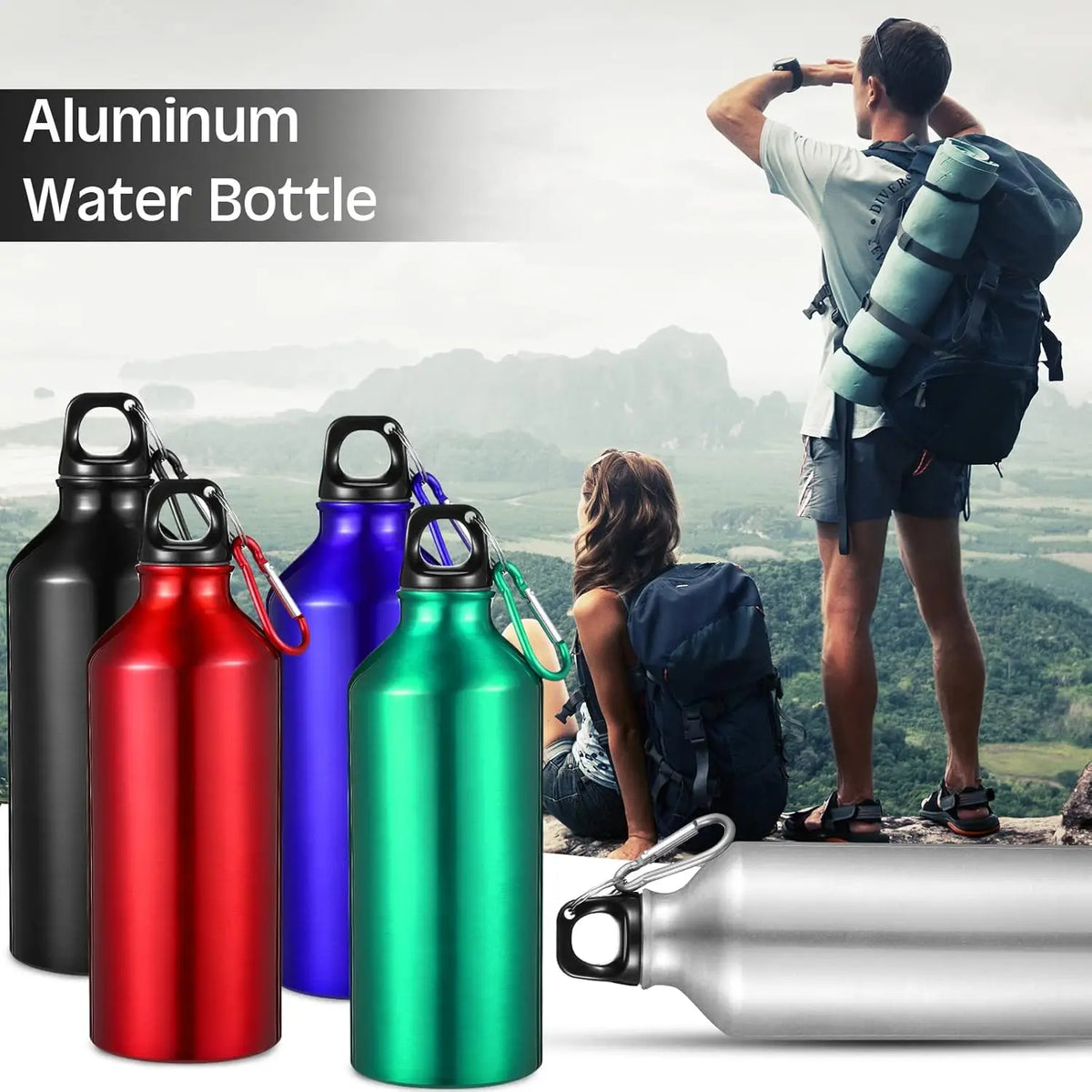 Aluminum Sports Water Bottle 500ml/750ml – BPA-Free Leakproof