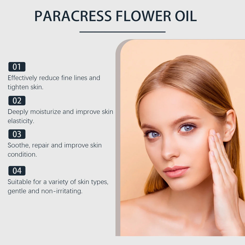 WEST MONTH Paracress Flower Essence Oil | Anti-Aging Face Serum