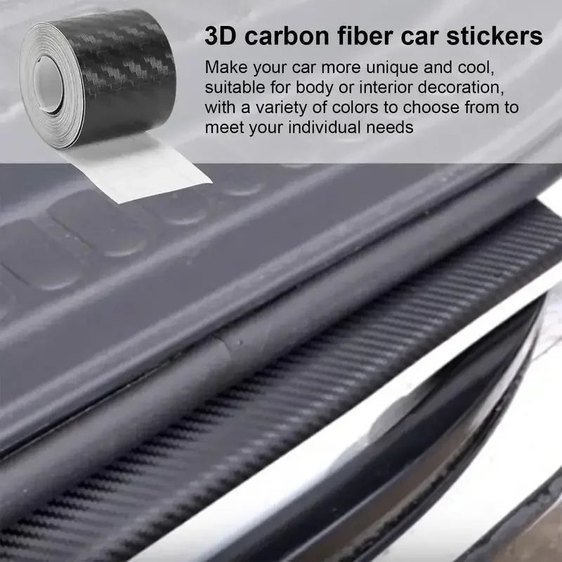 Carbon Fiber Car Detailing Tape – Waterproof Double-Sided Strip