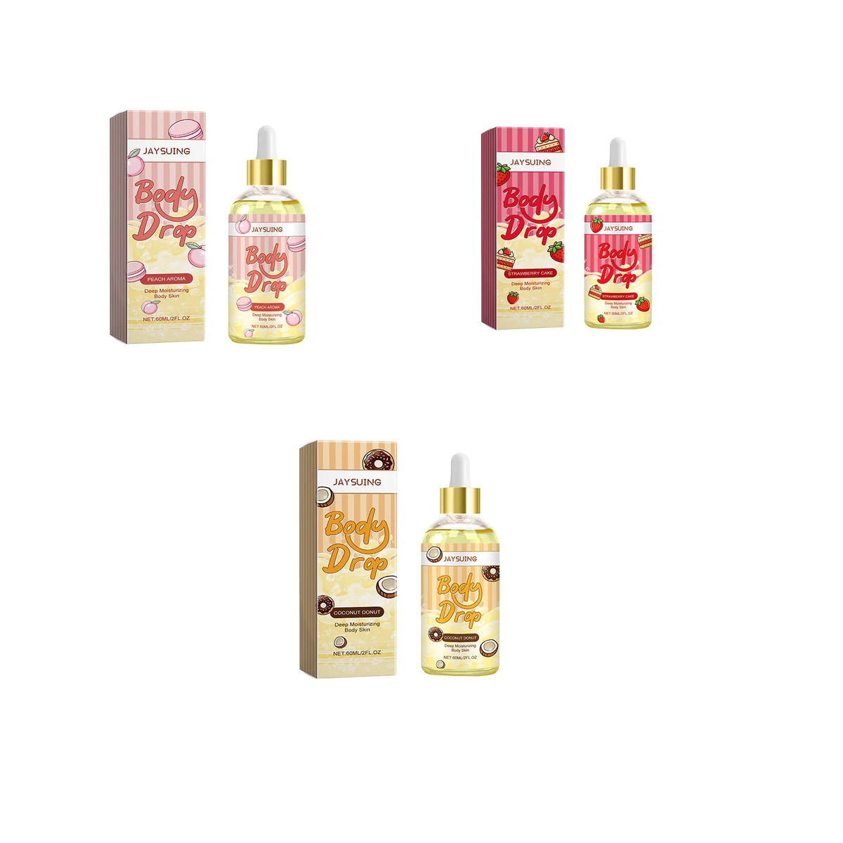 Jaysuing Coconut Body Fragrance Oil – Moisturising Massage Oil