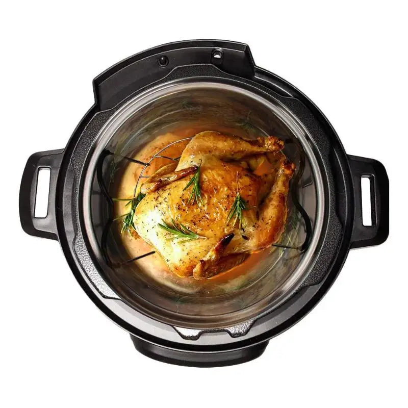 Stainless Steel Steamer Rack Trivet | Silicone Handles, Dishwasher Safe