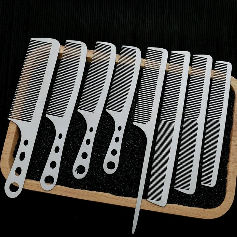 Titanium Steel Anti-Static Salon Comb – Ultra Thin 1mm