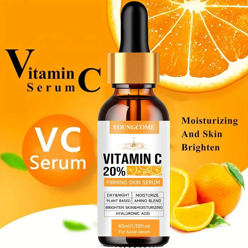 YOUNGCOME 20% Vitamin C Face Serum – Hyaluronic Acid & Retinol