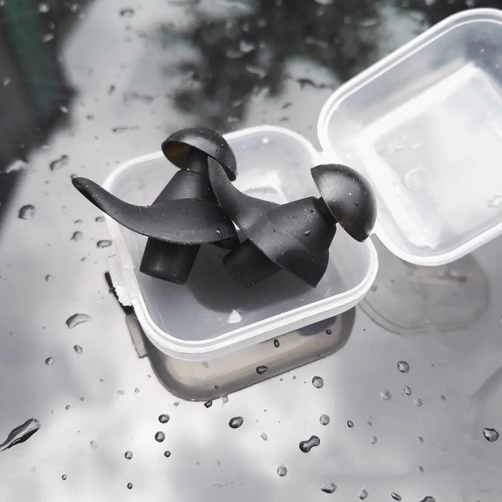 Silicone Swimming Earplugs – Waterproof Ear Plugs with Storage Box