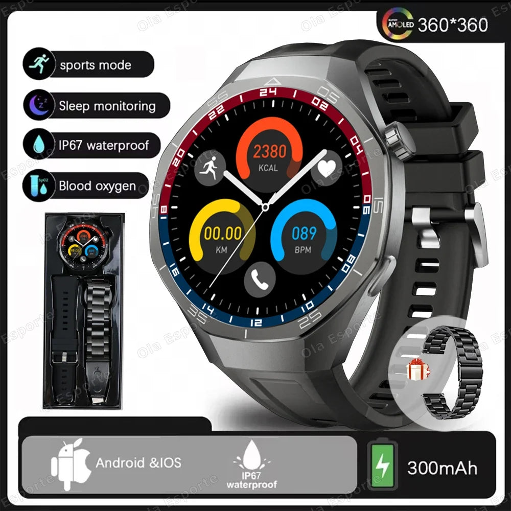 Ola Esporte Sports Smartwatch | AMOLED, Heart Rate & BT Calls