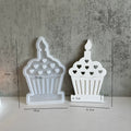 Heart Cake Candle Holder Silicone Mold – DIY Resin & Gypsum