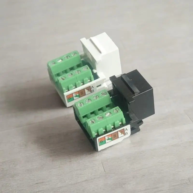 RJ45 CAT6 Shielded Panel Mount Network Socket Module | 1–2 Pack