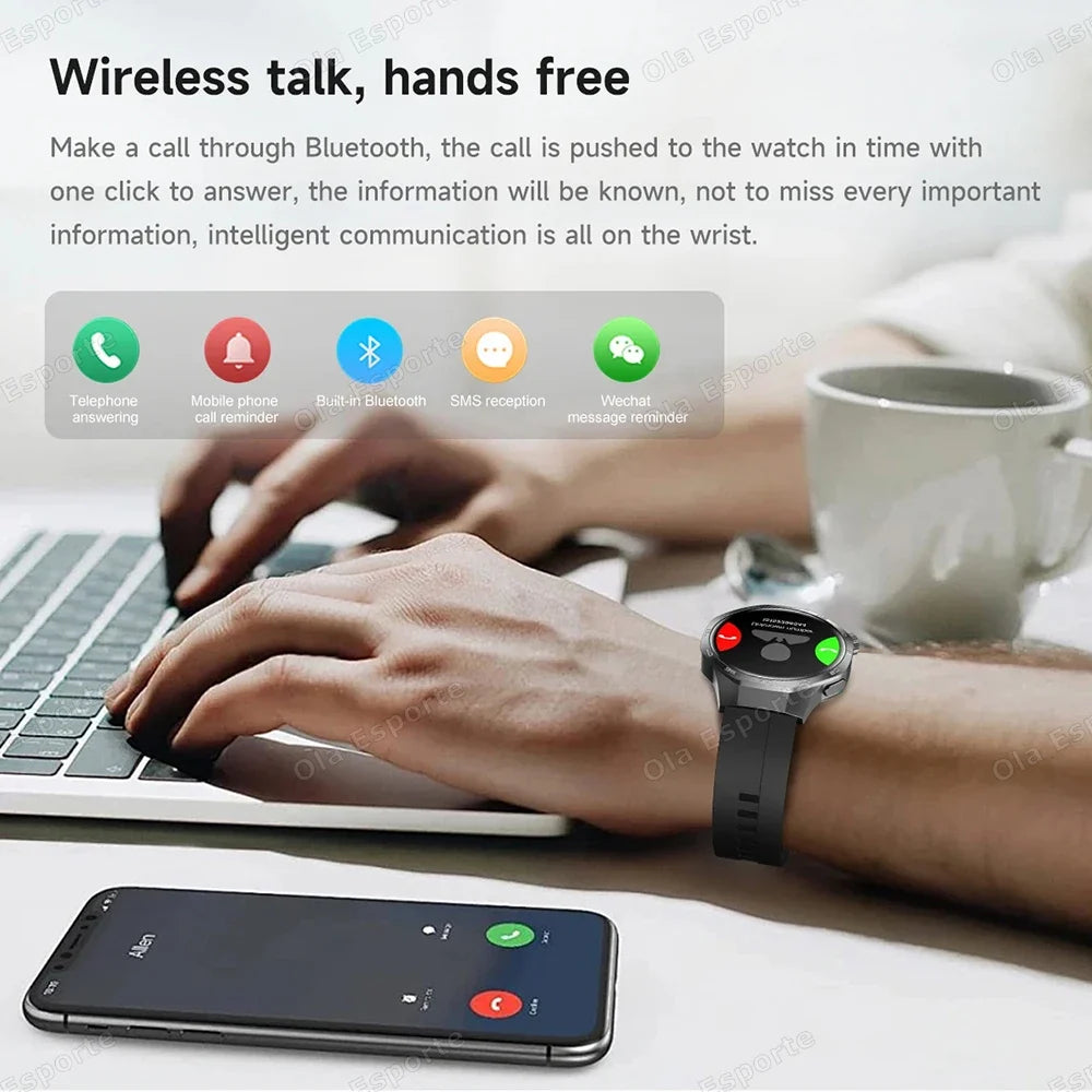 2026 Watch Bluetooth Call Smart Watches Men GPS Tracking Sports