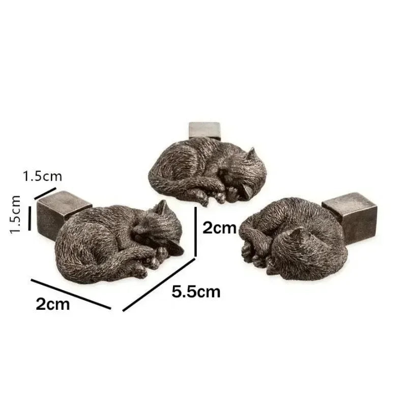 Animal Pot Holder Set – Dog Cat Rabbit Resin Garden Figurines