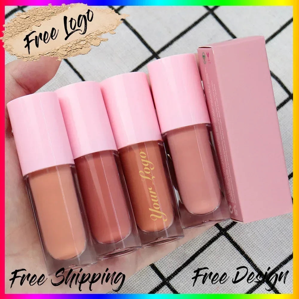 Nude Lip Gloss Big Brush Private Label Wholesale – 147+ Shades