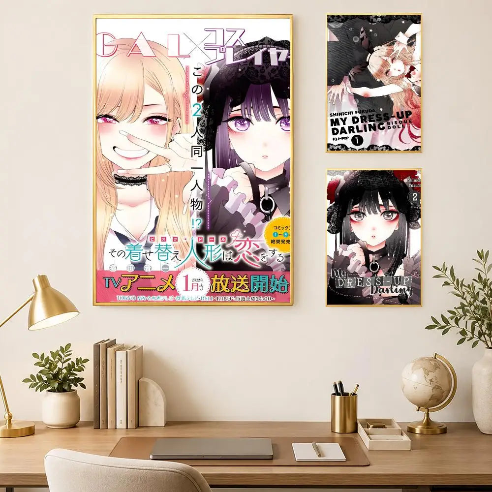 My Dress-Up Darling Self-Stick HD Wall Art Poster | Anime Decor