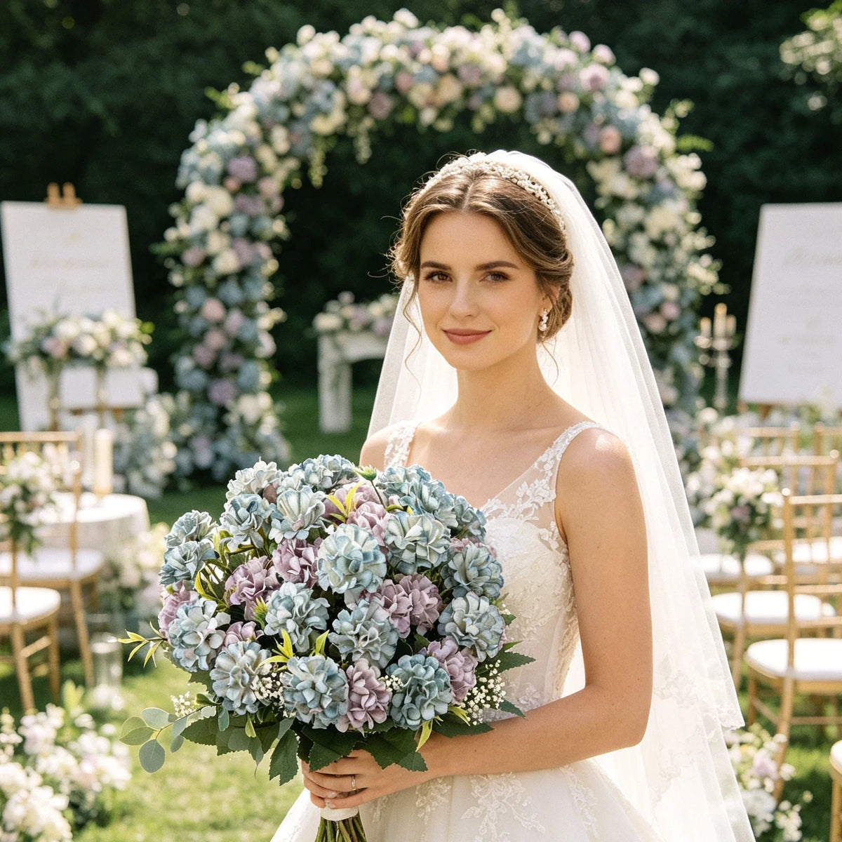Artificial Silk Hydrangea Flowers – Wedding & Home Décor