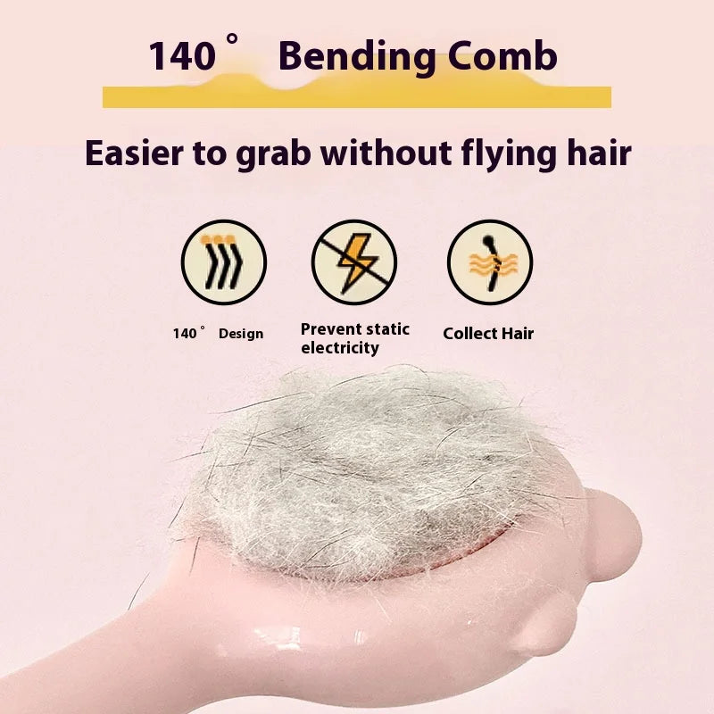 Stainless Steel Needle Cat Comb Removing Loose Hair Cleaning Grooming