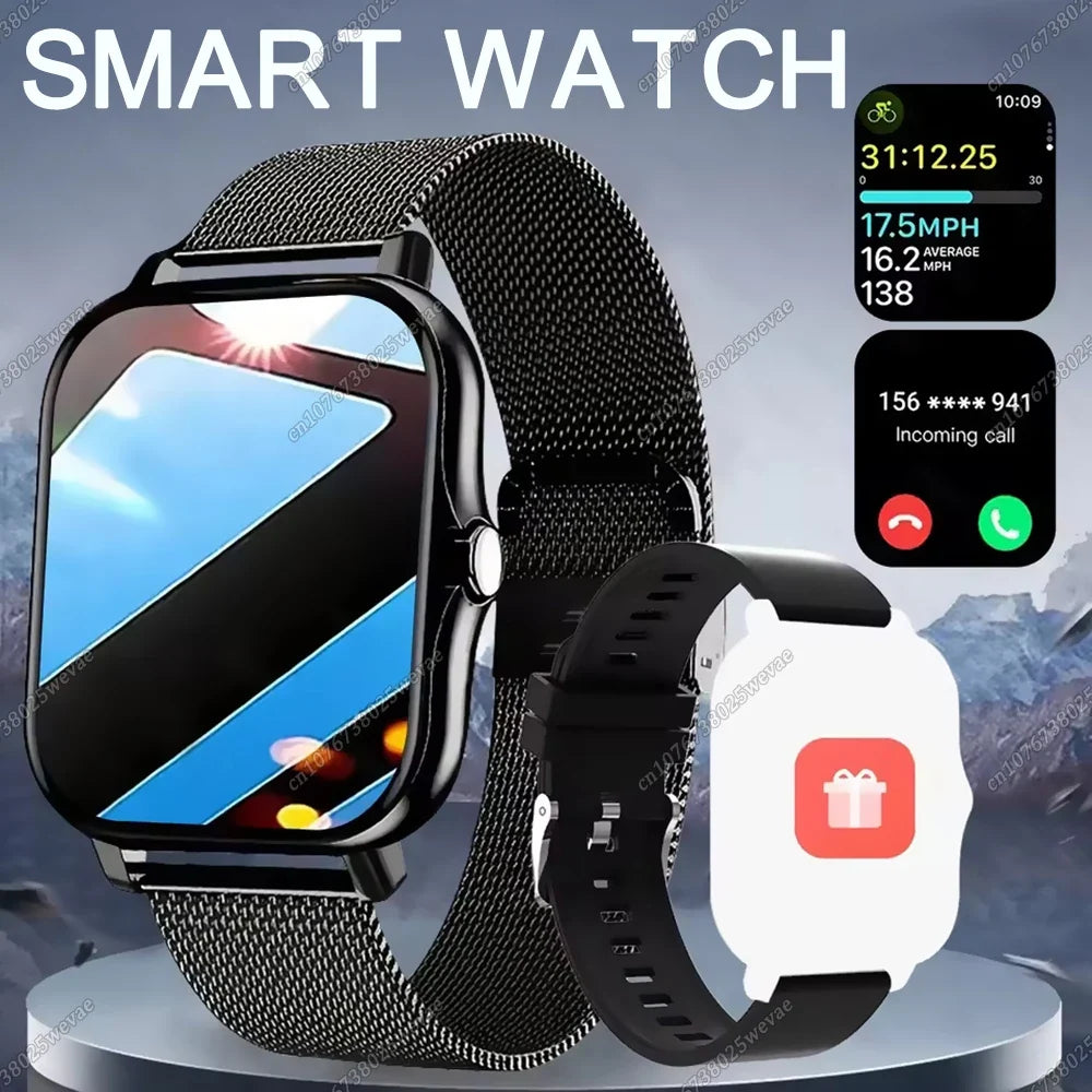 HW12 Smart Watch 1.83" Bluetooth Call Fitness Tracker | Android iOS