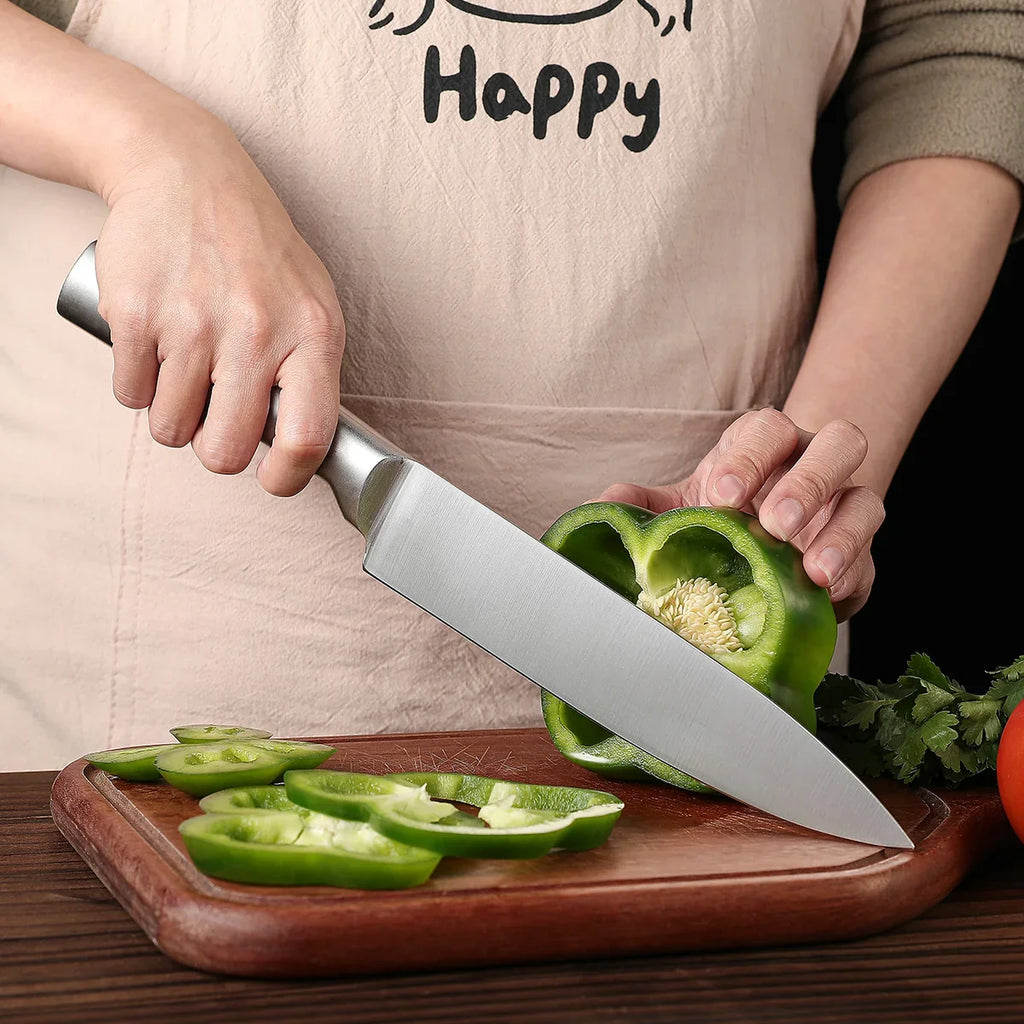 5-Piece Stainless Steel Kitchen Knife Set – Chef & Paring Knives