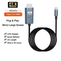 2M USB-C to HDMI Cable 4K Braided | MacBook, Laptop & TV