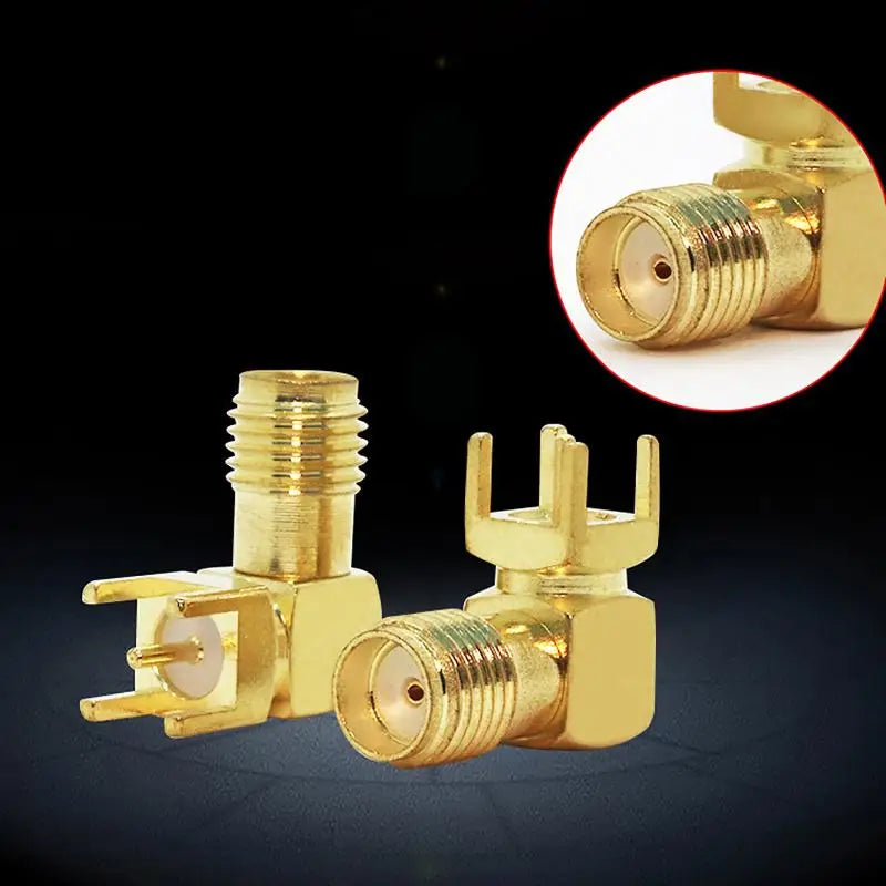 10 20 Connector Sockets 90 Degree SMA-KWE Angle SMA RF Four Pin