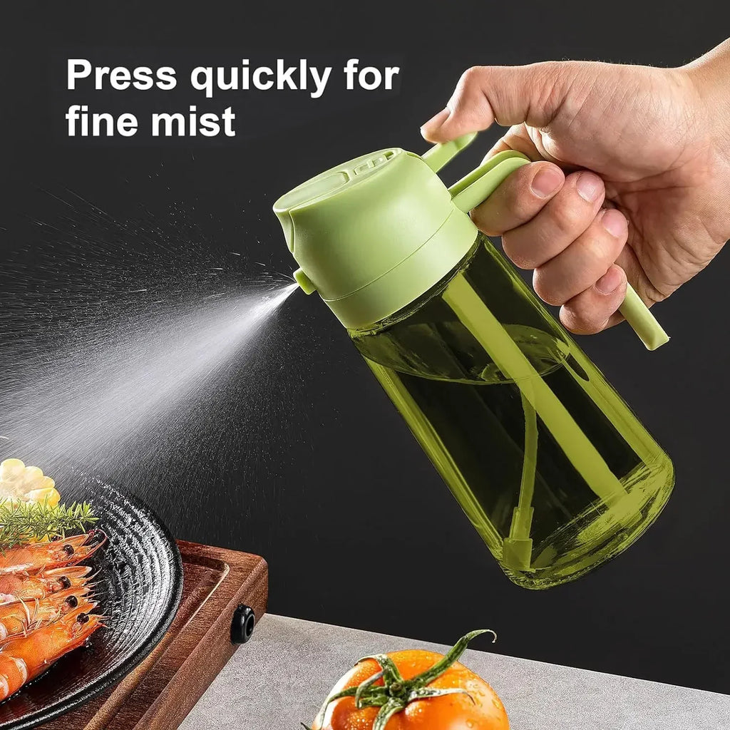 Dark Glass Olive Oil Sprayer – 500ml Lightproof Mister Bottle