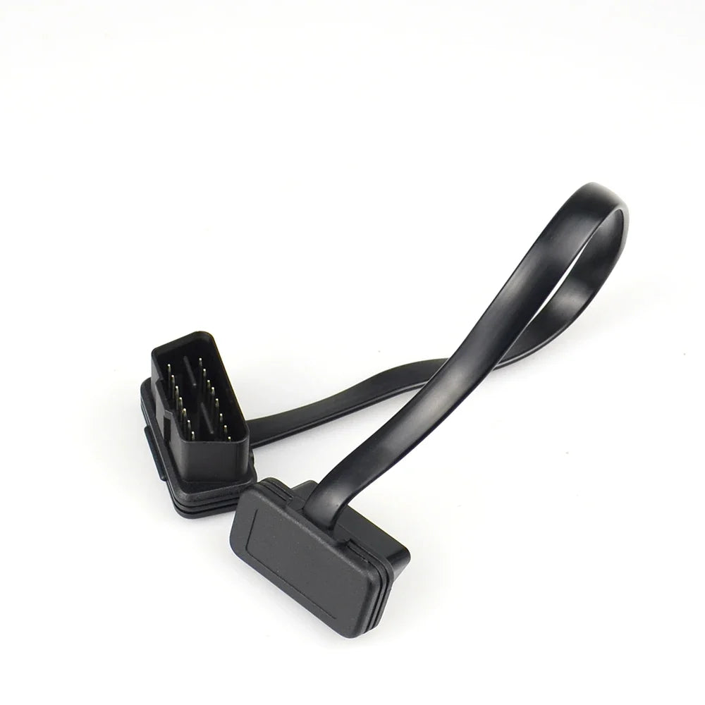 OBD2 16-Pin Flat Extension Cable 30/60/100CM Male to Female