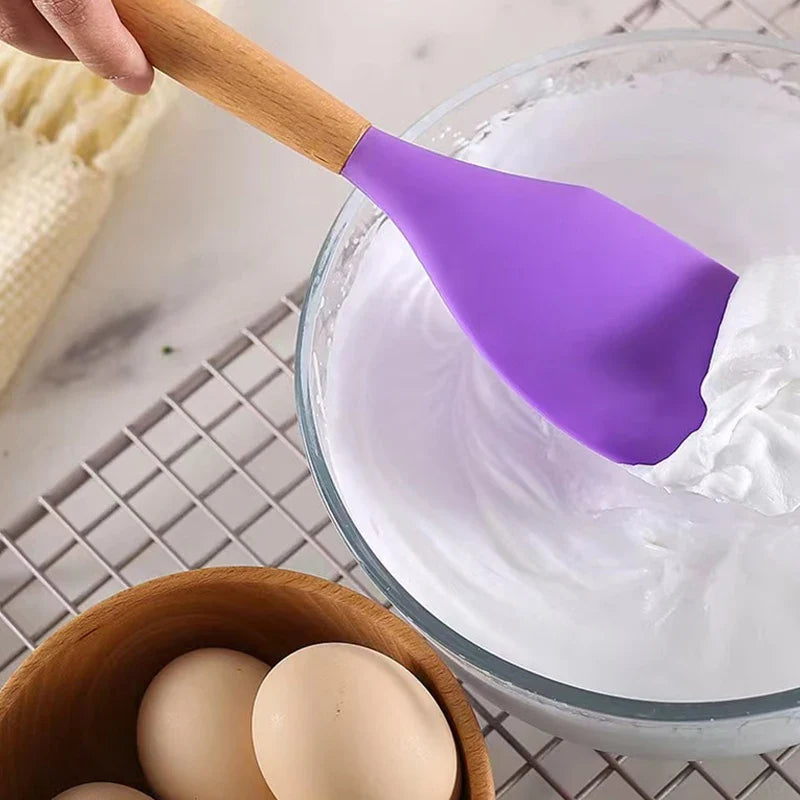 Silicone Baking Scraper – Non-Stick Butter & Chocolate Spatula