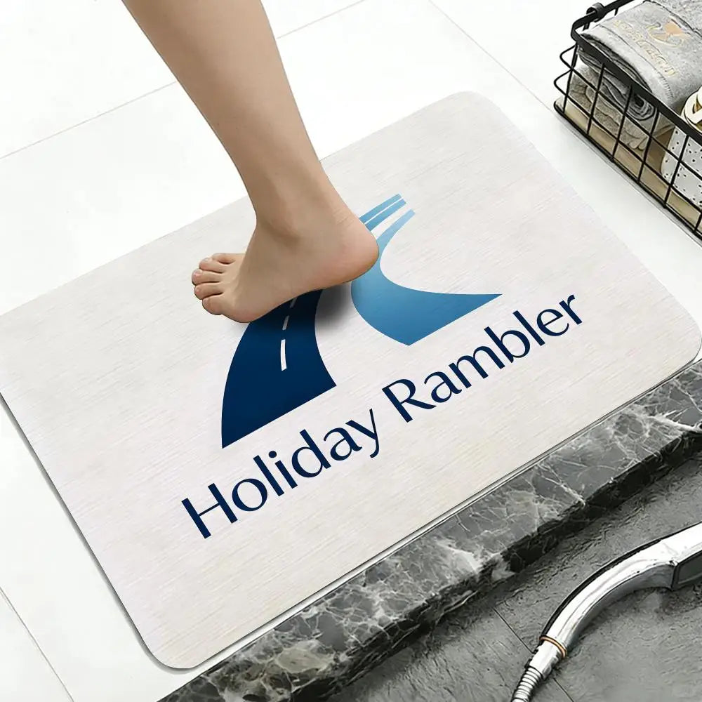 Diatomite Bath Mat – Quick Dry, Absorbent & Non-Slip
