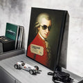 Mozart Minimalist Music Poster | Wall Art Sticker for Home
