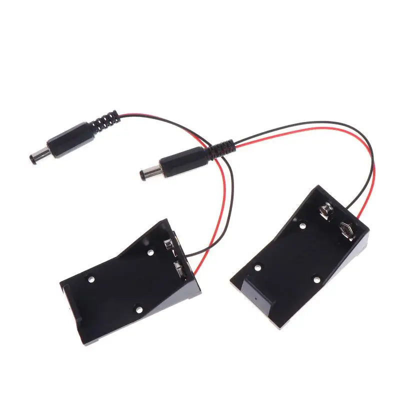9V Battery Clip Holder Case Box Wire Leads DIY Interface Accessories