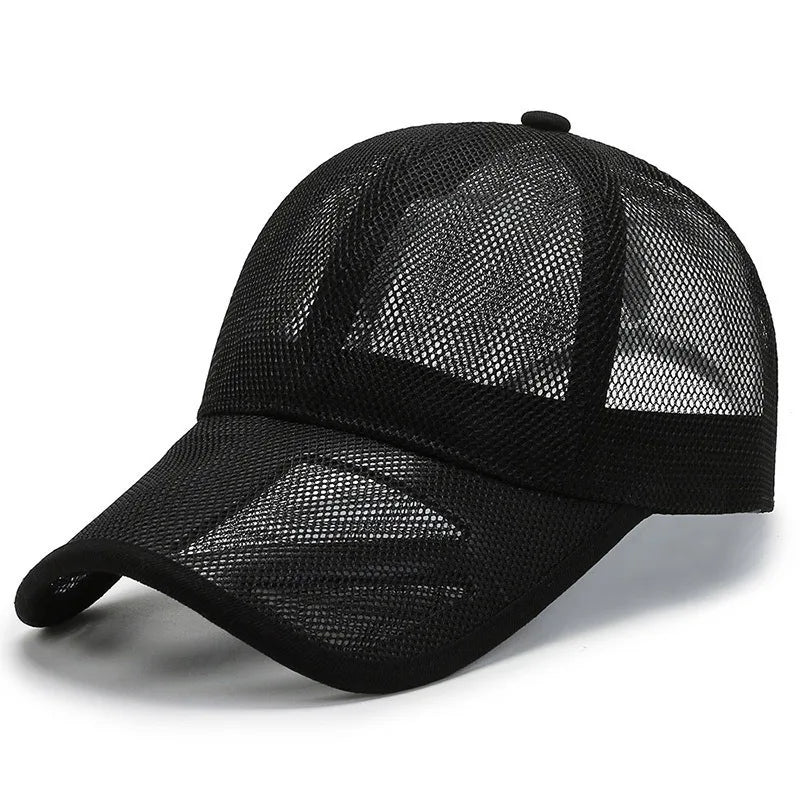 Unisex Breathable Mesh Baseball Cap – Summer Outdoor Sun Hat