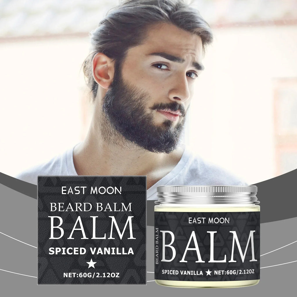 East Moon Vanilla Beard Balm 60g | Nourishing Hold & Growth Wax