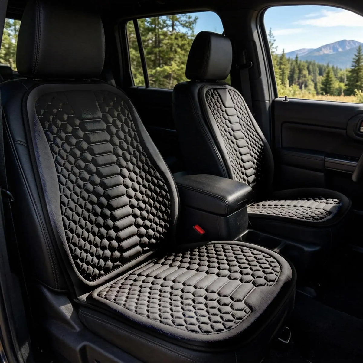 Ice Silk Cooling Car Seat Cushion – Fits SUV, Truck & Sedan