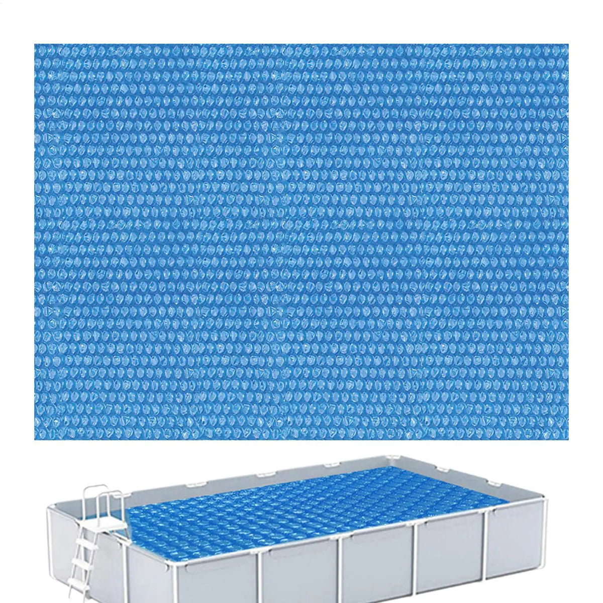 Solar Pool Cover – PE Bubble Film Heat Insulating Pool Cover