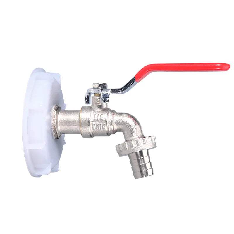 1/2" Brass Garden Faucet Tap – IBC Tank Single Outlet Valve