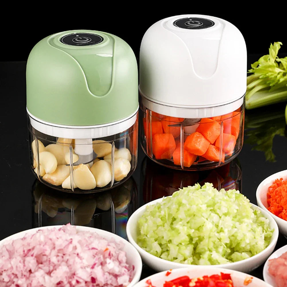 Electric Garlic Press & Ginger Chopper | USB Rechargeable