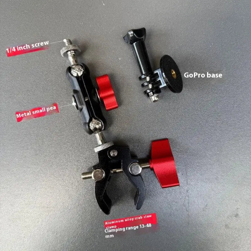 Photography Accessories Camera Metal Clamp Double Ball Head Magic Arm