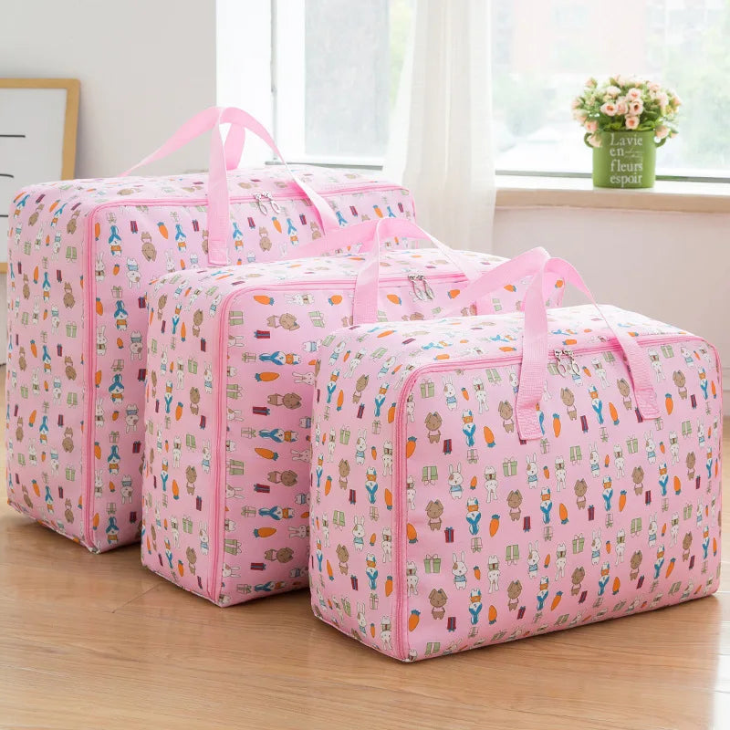Quilt Storage Bag Three-piece Oxford Cloth Waterproof Luggage Moving