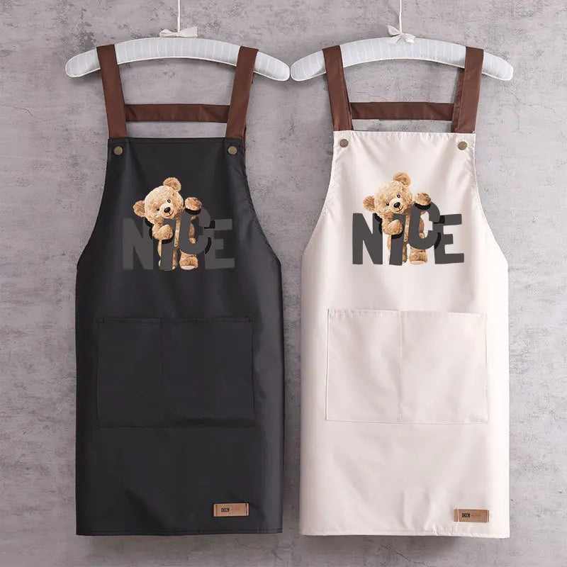 Resistant Dirt Apron Waterproof Oil Household Kitchen Cooking Fashion